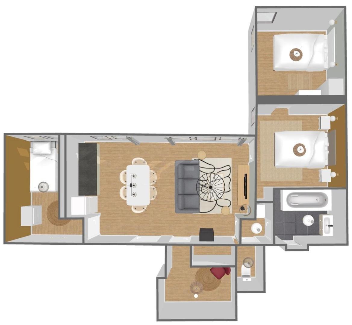 Modern, Quiet 3-Bedroom Apartment With Parking Marcq-en-Barœul Extérieur photo